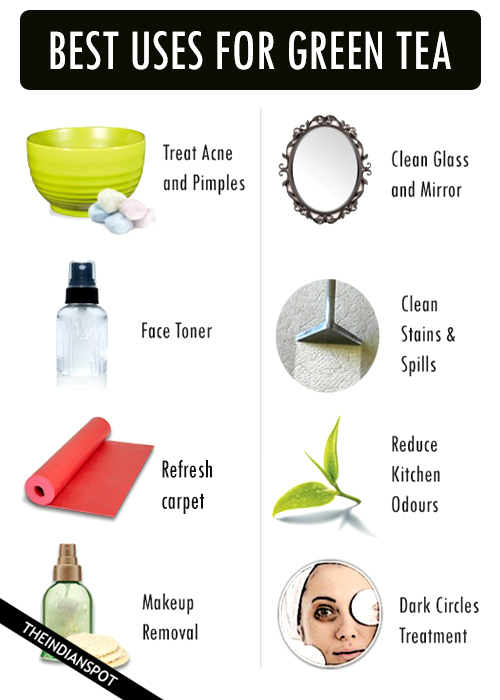 UNUSUAL WAYS TO USE GREEN TEA FOR BEAUTY AND HOME