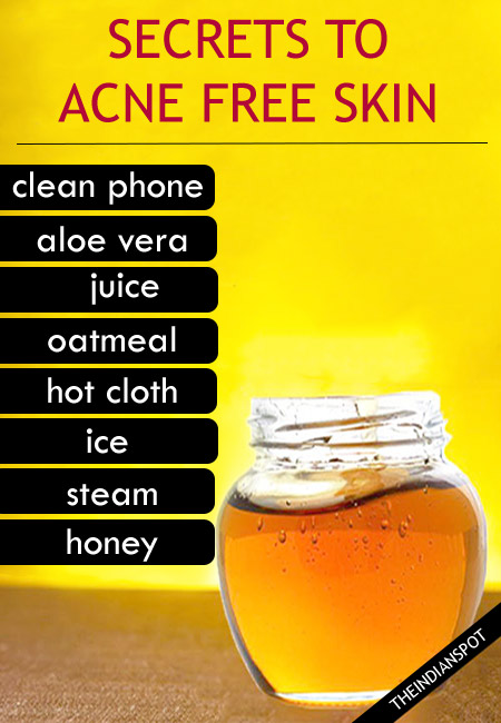 SECRETS TO A CLEAR, SMOOTH AND ACNE FREE SKIN