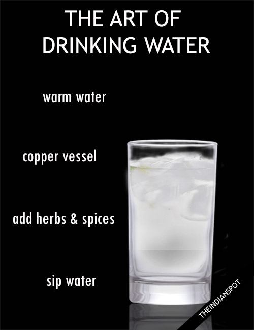 AYURVEDIC TIPS TO DRINK WATER