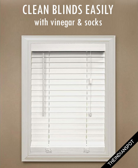 Clean window blinds - 