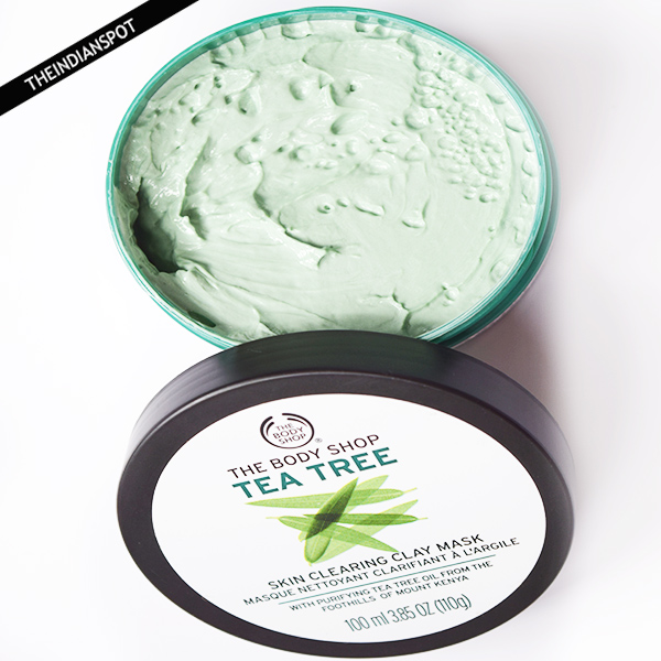THE BODY SHOP TEA TREE SKIN CLEARING CLAY MASK REVIEW