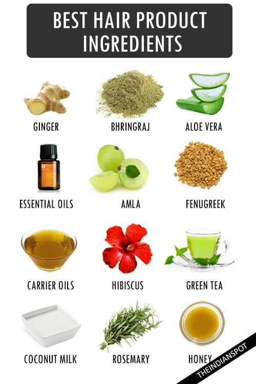 TOP 15 NATURAL INGREDIENTS TO LOOK FOR IN HAIR PRODUCTS