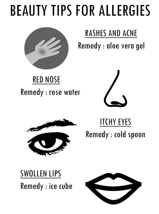 BEAUTY AND MAKEUP TRICKS TO DEAL WITH ALLERGIES