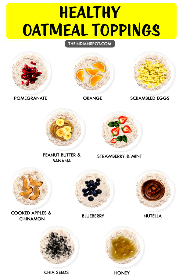 HEALTHY OATMEAL TOPPINGS