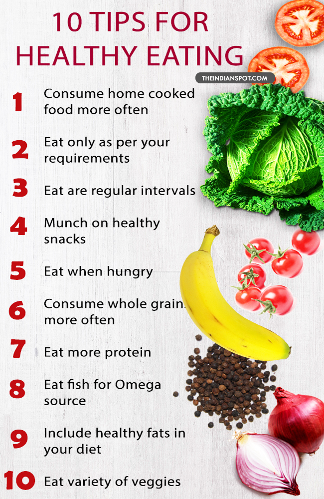 TEN THINGS TO KNOW ABOUT HEALTHY EATING