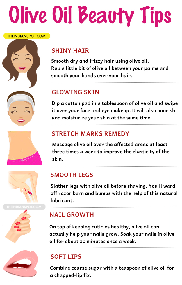10 Amazing Beauty Tips using Olive Oil