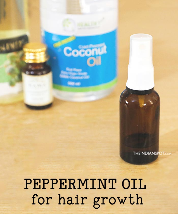 Peppermint oil for hair growth