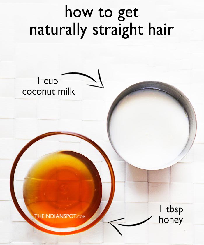 How to get naturally straight hair with milk and honey