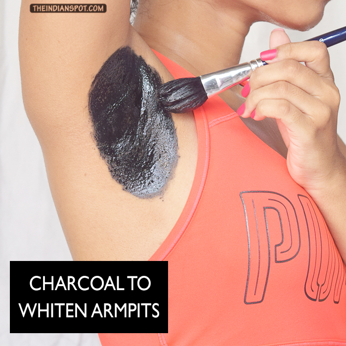 CHARCOAL TO DETOX AND WHITEN ARMPITS 