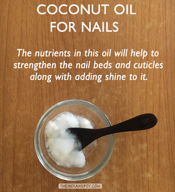 How to Use Coconut Oil For Stronger Nails and healthy cuticles