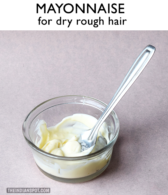 MAYONNAISE FOR DRY ROUGH HAIR
