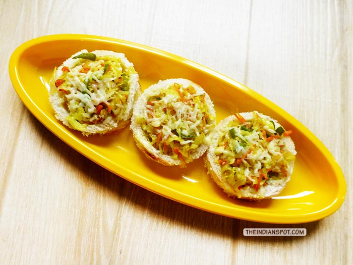 Easy Mixed Vegetable Bread Canapes Recipe