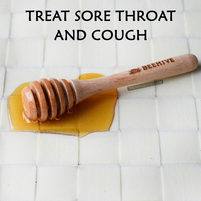 HONEY TO SOOTHE A SORE THROAT AND COUGH