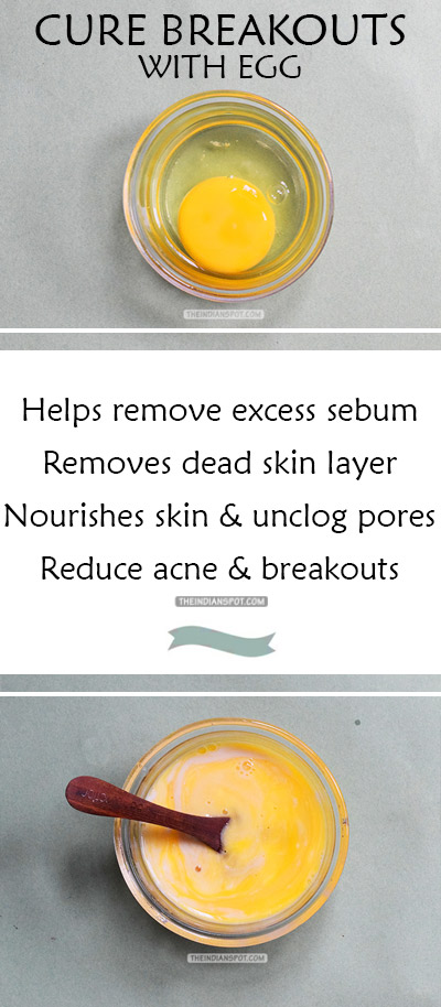 CURE BREAKOUTS WITH EGG