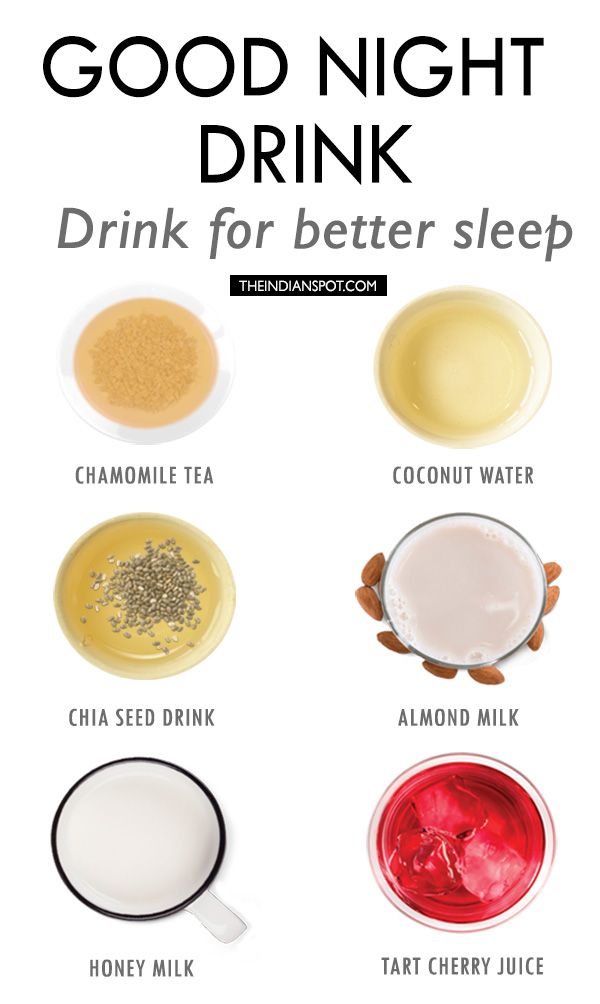 NATURAL DRINKS TO HELP GET BETTER SLEEP