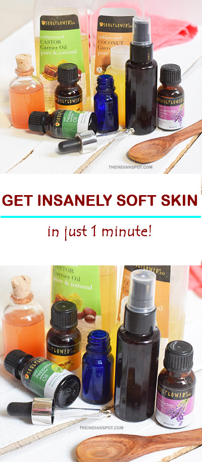 ACHIEVE INSANEY SOFT SKIN IN ABOUT 1 MINUTE!