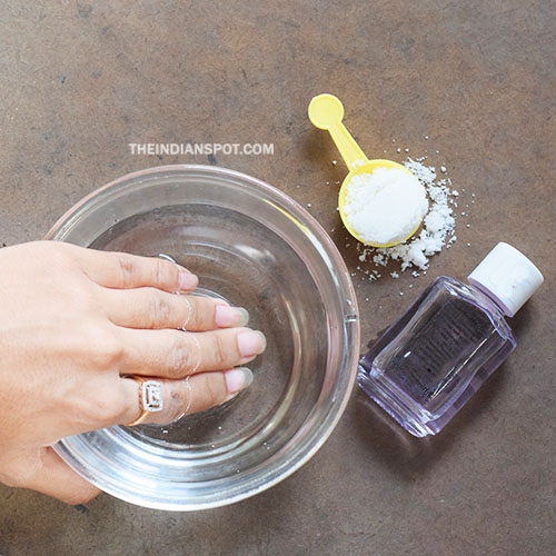 WHITEN NAILS WITH HYDROGEN PEROXIDE - THE INDIAN SPOT