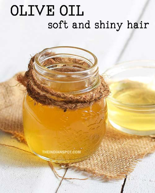 SOFT AND SHINY HAIR WITH OLIVE OIL - THE INDIAN SPOT