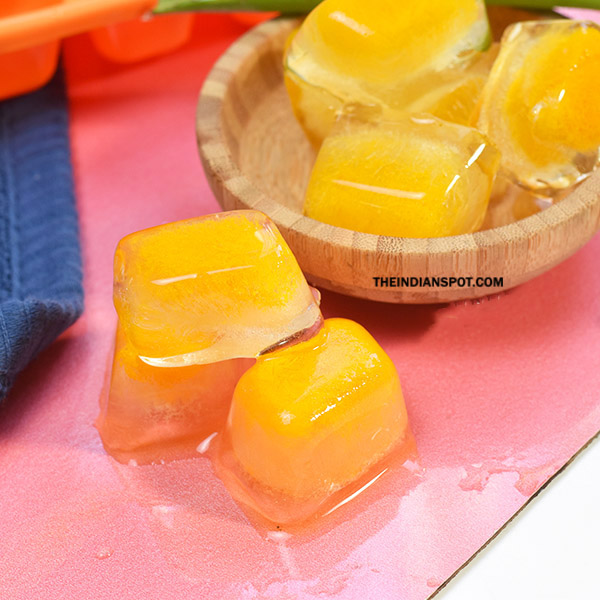TOMATO ICE CUBES FOR CLEAR FLAWLESS SKIN