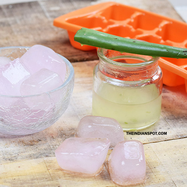 TOMATO ICE CUBES FOR CLEAR FLAWLESS SKIN