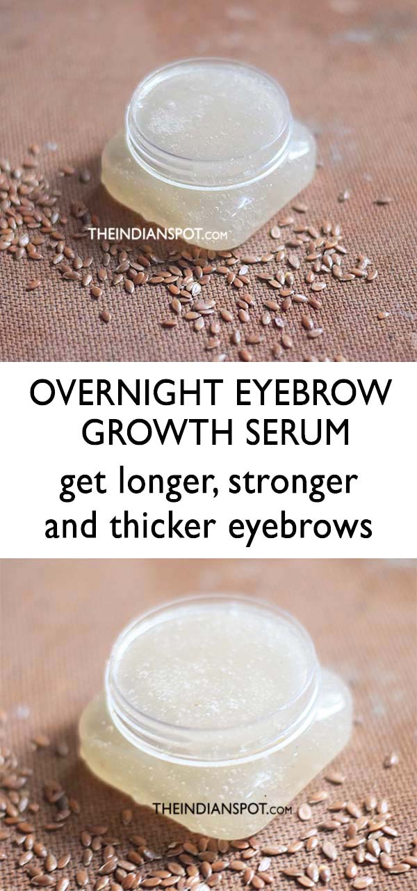 10 BEST HOME REMEDIES FOR FASTER EYEBROW GROWTH