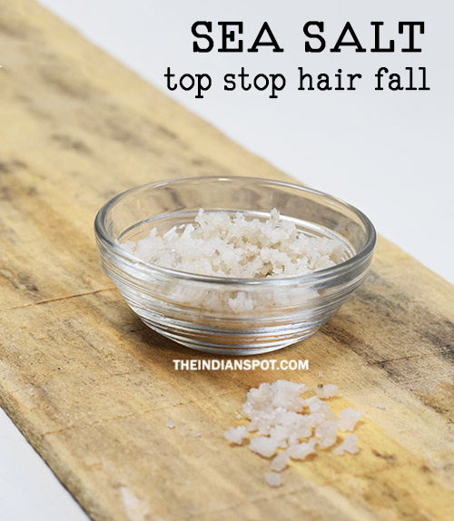 SEA SALT TO STOP HAIR LOSS