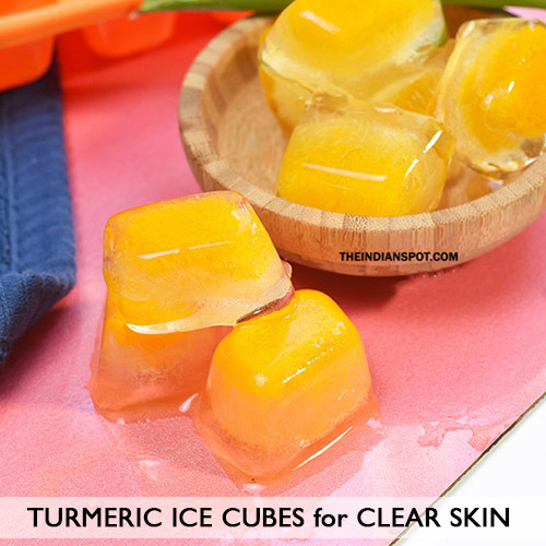 HOW TO GET CLEAR SKIN WITH ICE CUBES