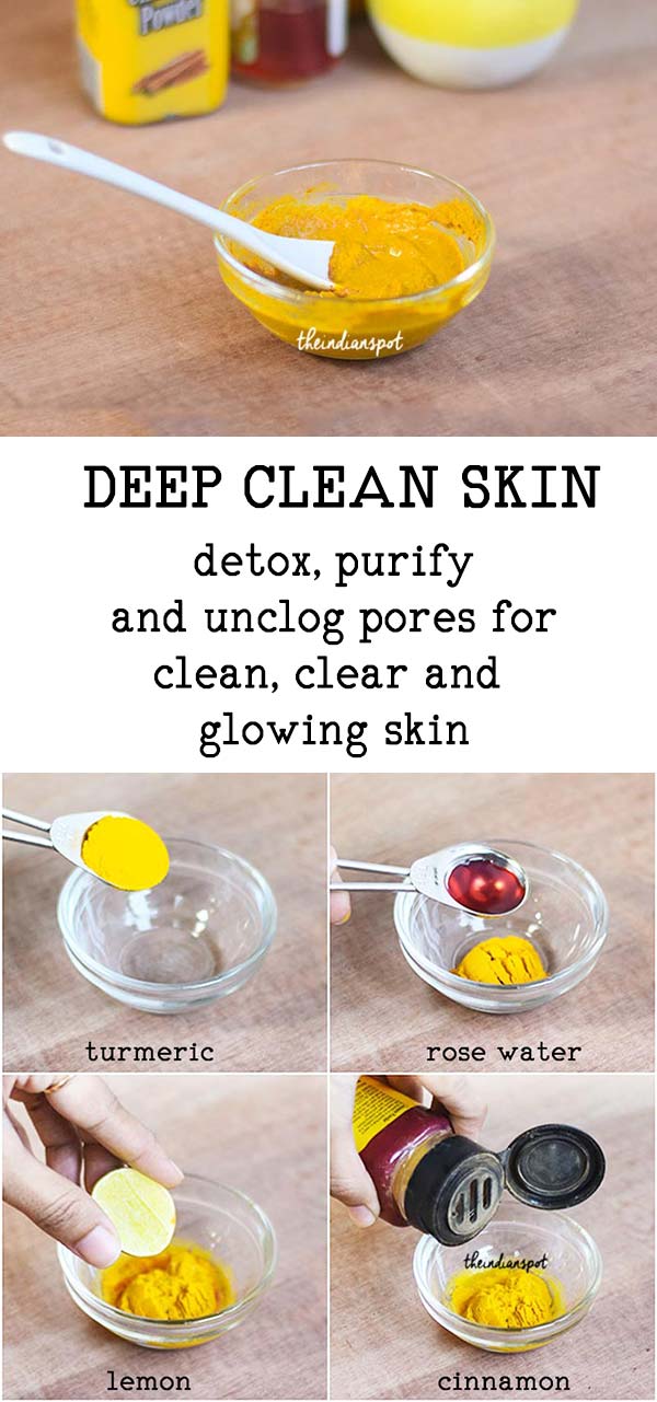 DEEP CLEAN SKIN TO GET RID OF ACNE AND CLOGGED PORES