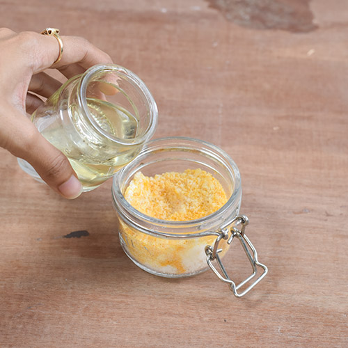 Organic Turmeric Face and Body Scrub - for clear, smooth and flawless skin
