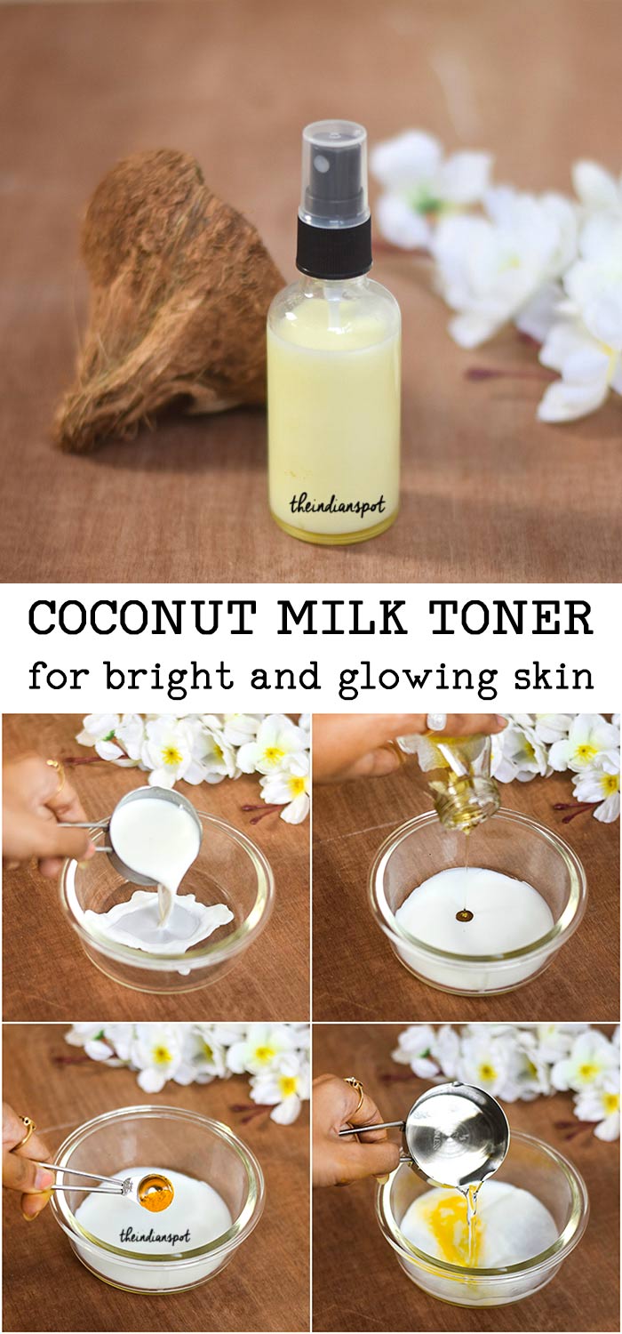 DIY: COCONUT MILK TONER FOR BRIGHT AND GLOWING SKIN