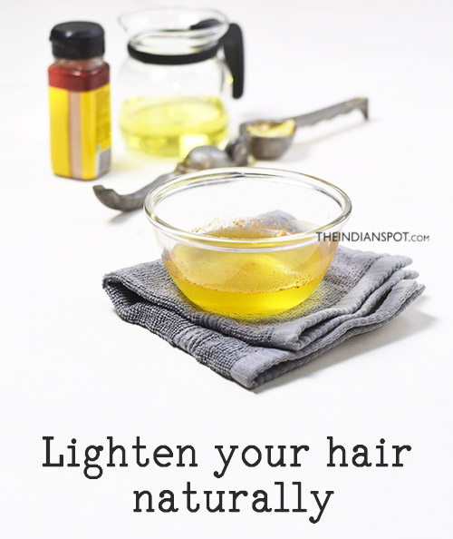 Lighten Your Hair Naturally At Home Without Bleach