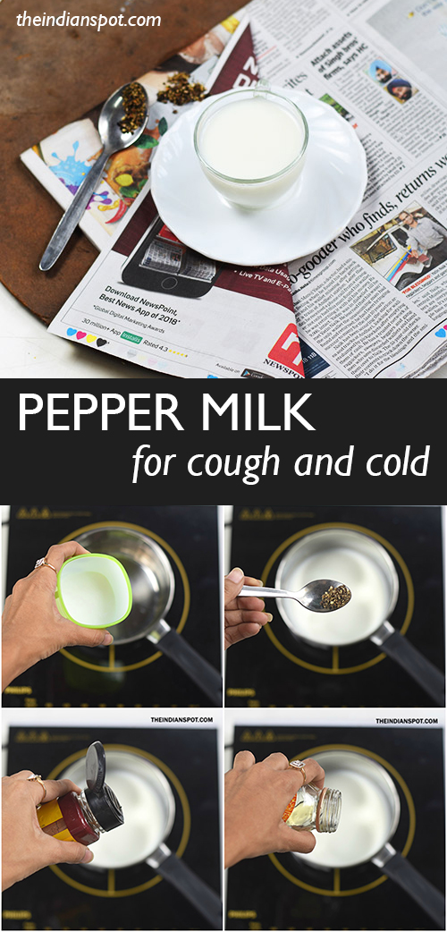 PEPPER MILK – NATURAL REMEDY FOR COUGH AND COLD