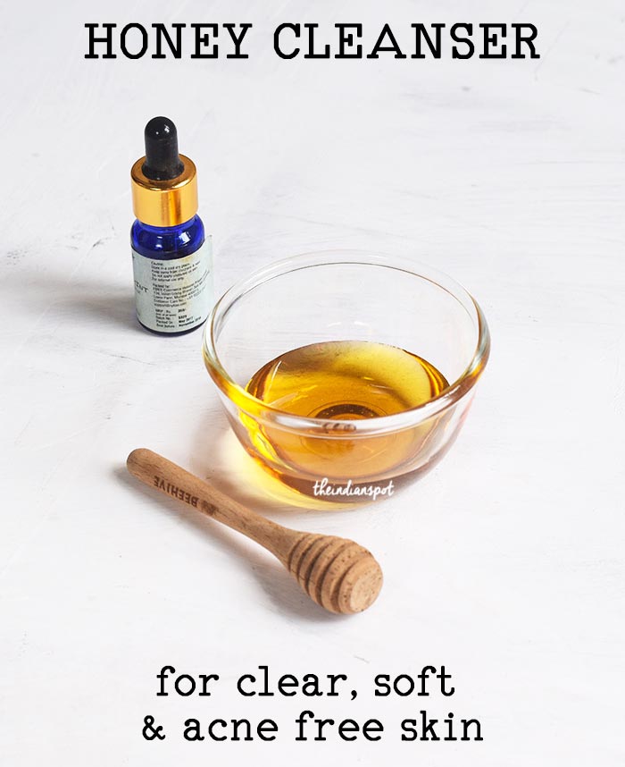Homemade Honey Cleanser for Clear, soft skin