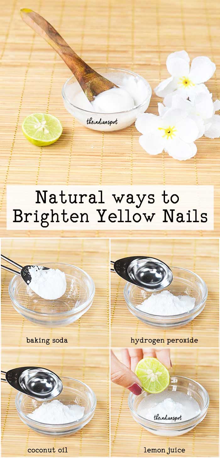 Clean, White nails - Natural ways to Brighten Yellow Nails