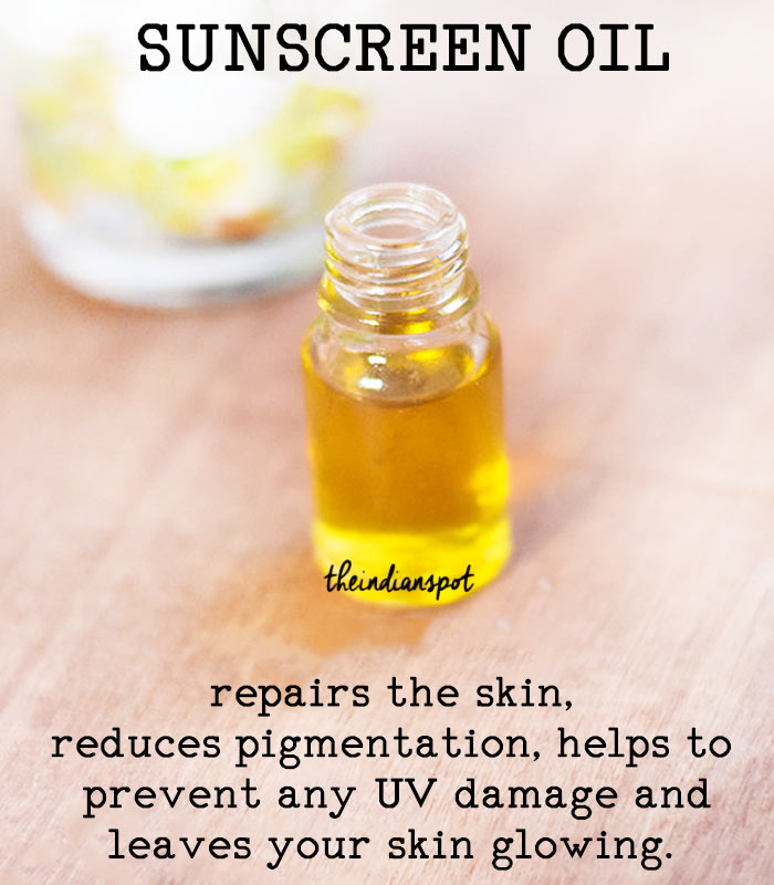 Get glowing with Natural Suncreen Body Oil