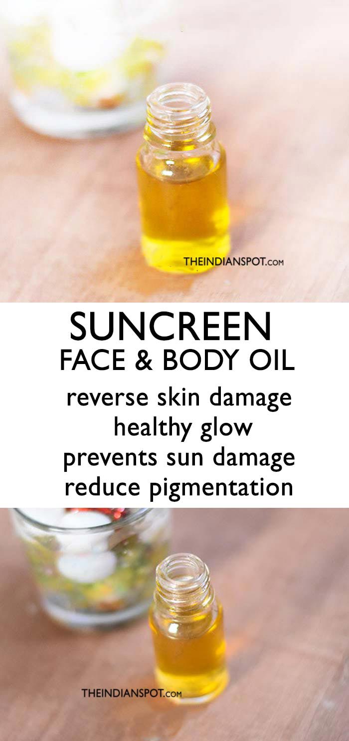 Get glowing with Natural Suncreen Oil