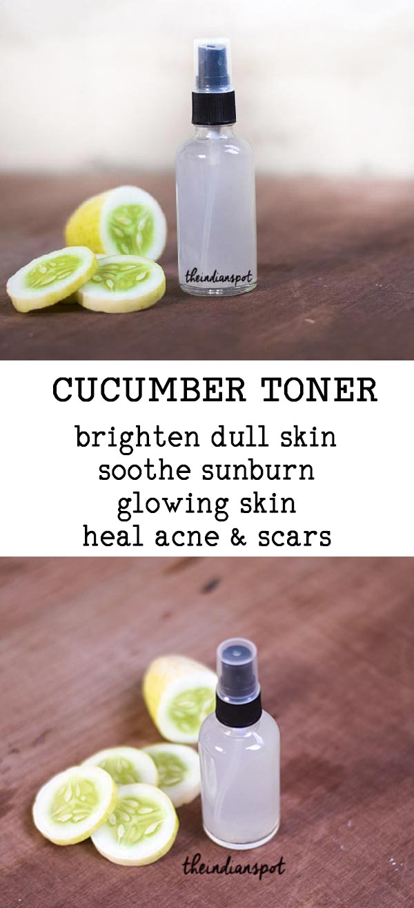Cucumber Toner for smooth glowing skin