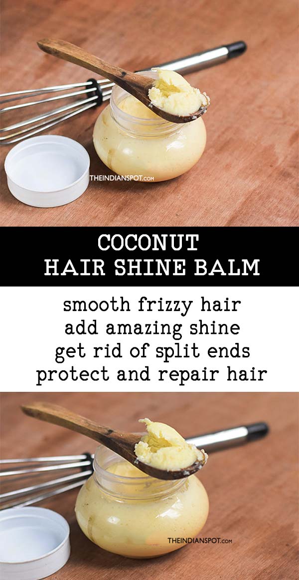 Coconut hair shine balm