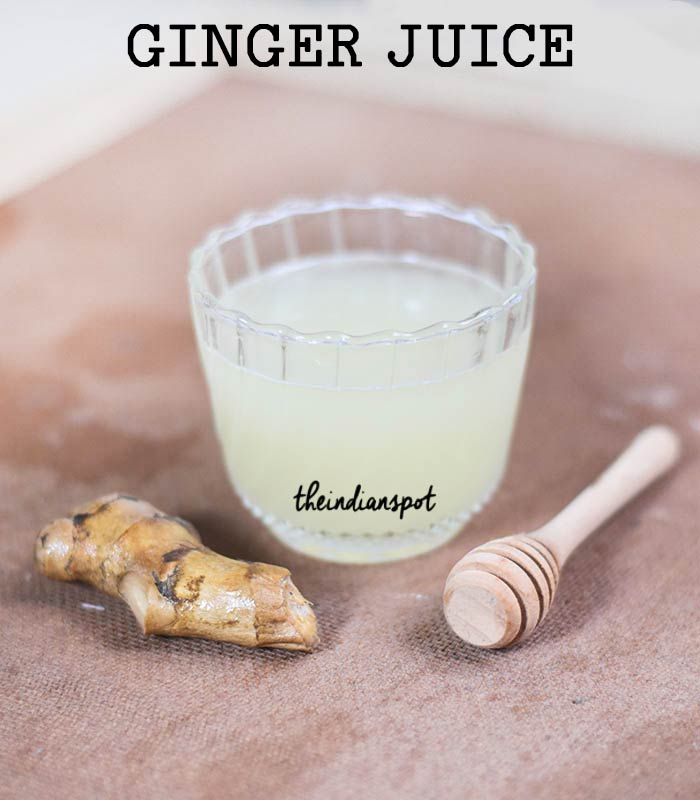 HOW TO MAKE GINGER JUICE