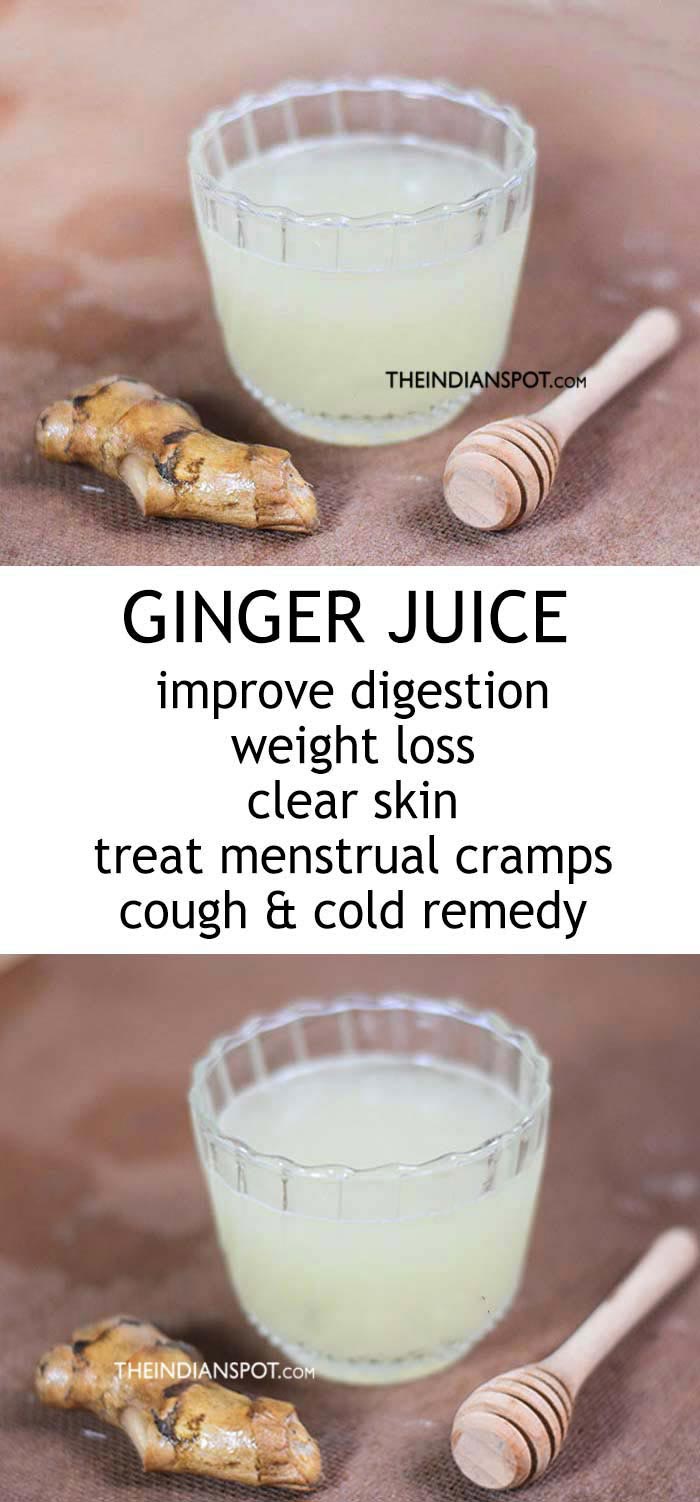 HOW TO MAKE GINGER JUICE