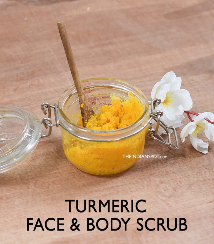 Organic Turmeric Face and Body Scrub