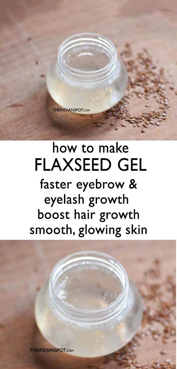 FLAXSEED GEL BOOST THICKER HAIR GROWTH AND EYEBROW GROWTH