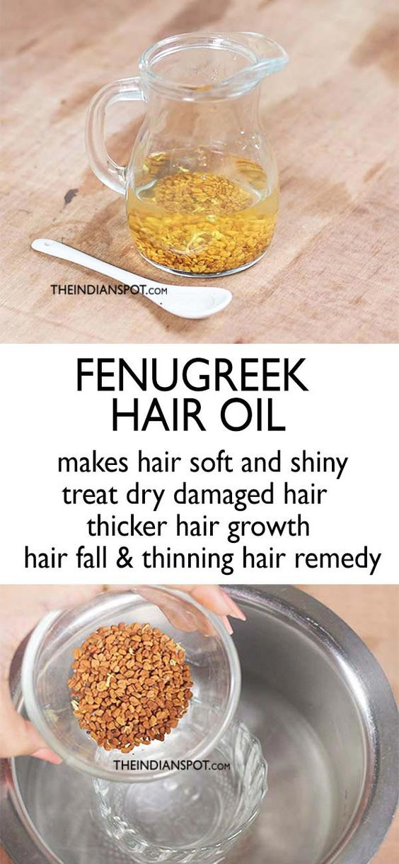 Fenugreek hair oil to regrow thinning hair